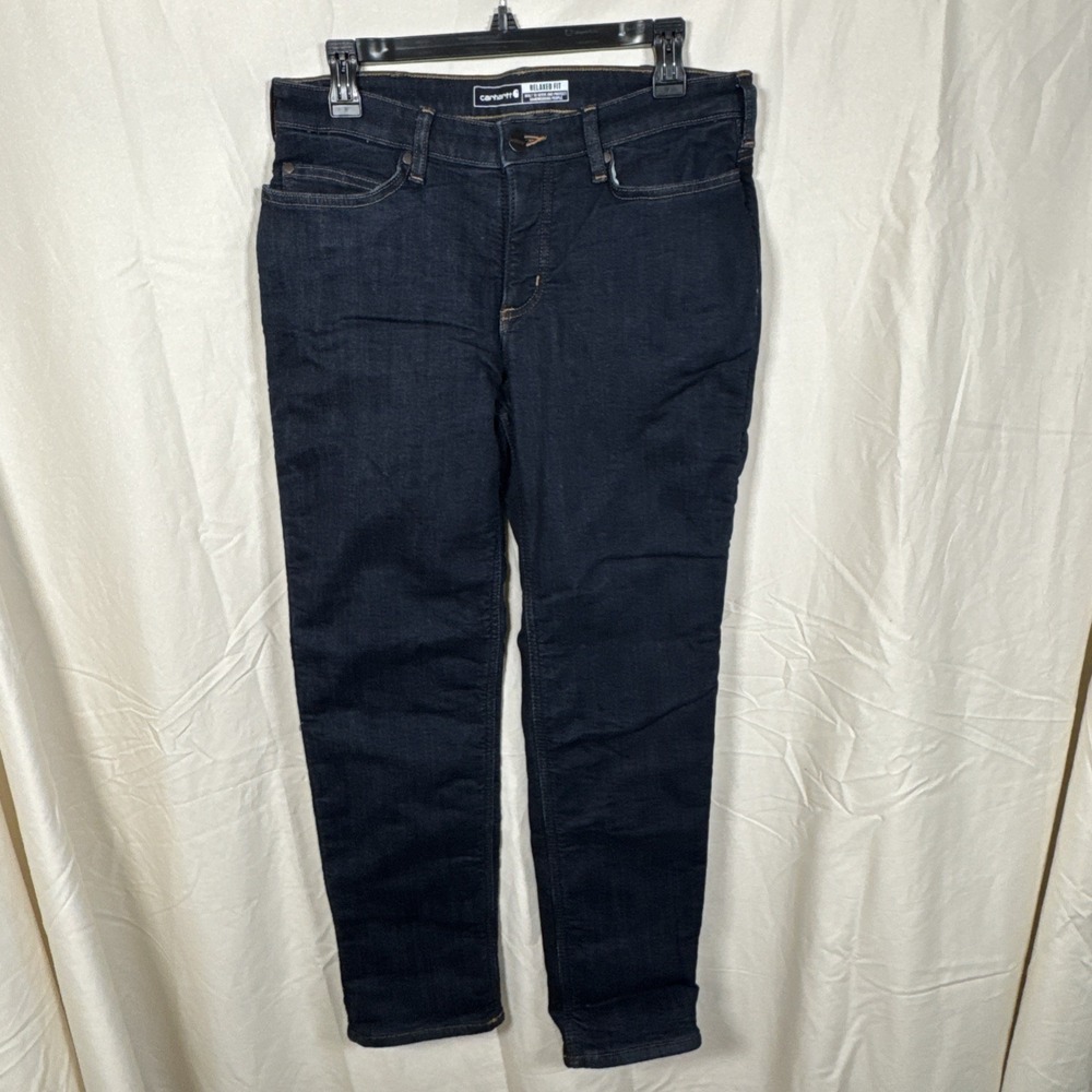 Carhartt Woman's Relaxed Fit‎ Rugged Flex Size 8 Workwear NWT